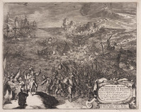KG 06331
<br/>
Spanjaarden veroveren Duiveland, 1567
<br/>
<em>Hooghe, Romeyn de (1645-1708)</em>